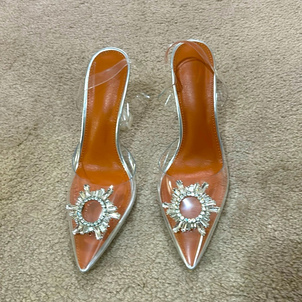 Glass Evening Sandals 9M